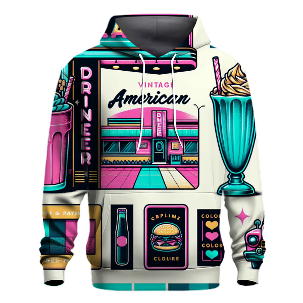 Funky 80s Diner Hoodie