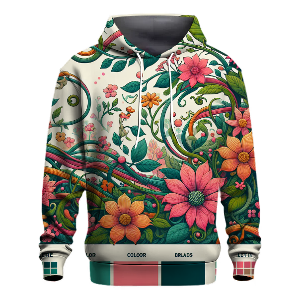 Hippie Floral Paradise Hoodie