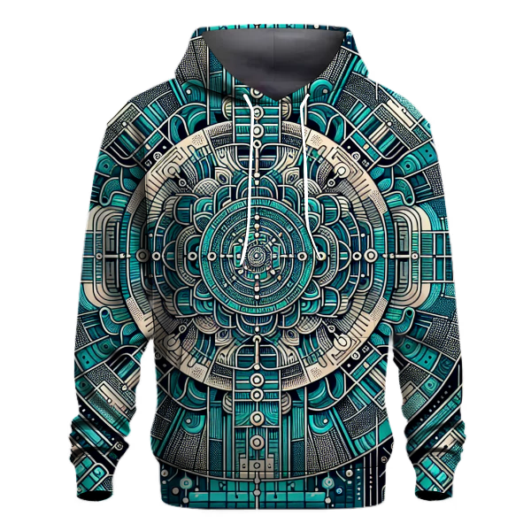 Futuristic Gridscape Hoodie