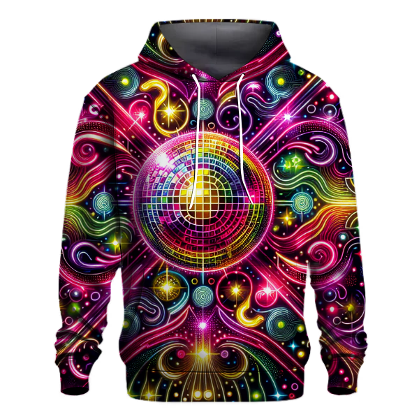 Funky 80s Disco Lights Hoodie