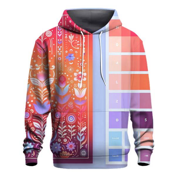 Radiant Blossom Gradient Hoodie