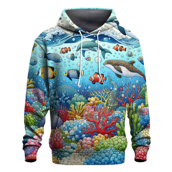 Playful Ocean Life Hoodie