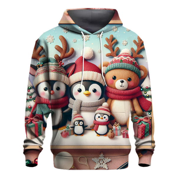 Merry Christmas Animals Hoodie