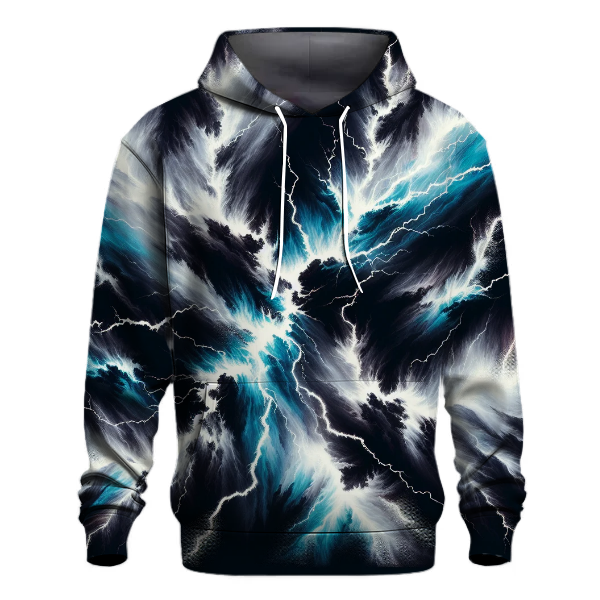 Electric Thunderstorm Tie-Dye Hoodie