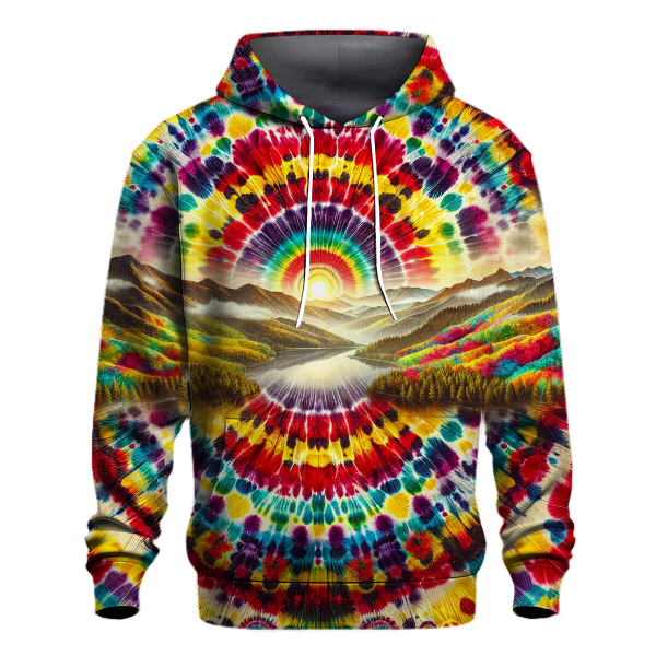 Carnival Kaleidoscope Tie-Dye Hoodie