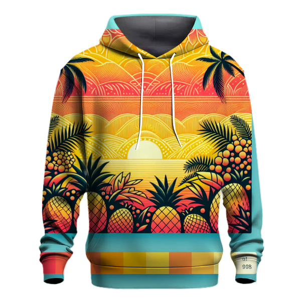 Pineapple Sunset Gradient Hoodie