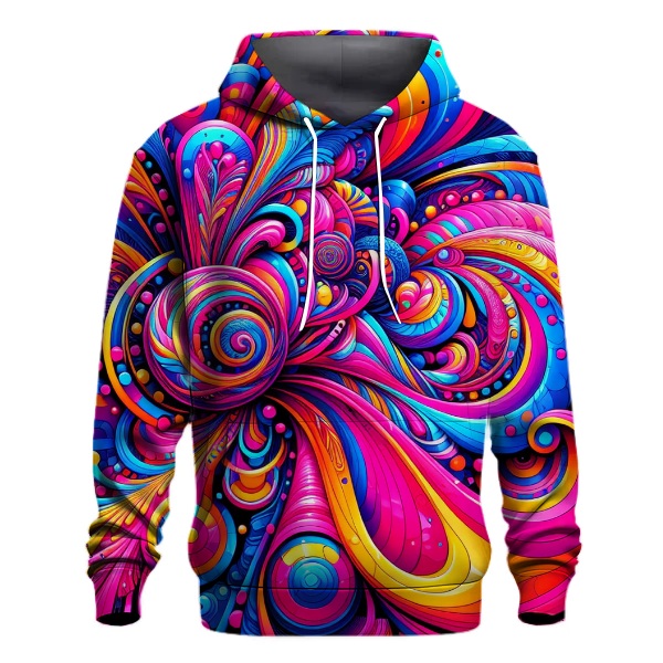Electric Pop Tie-Dye Hoodie