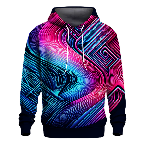 Electric Vibe Gradient Hoodie