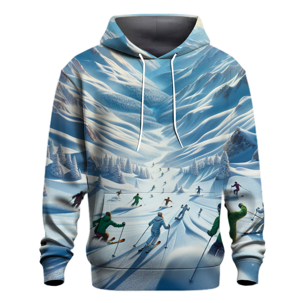 Skiing - Mountain Thrills Hoodie