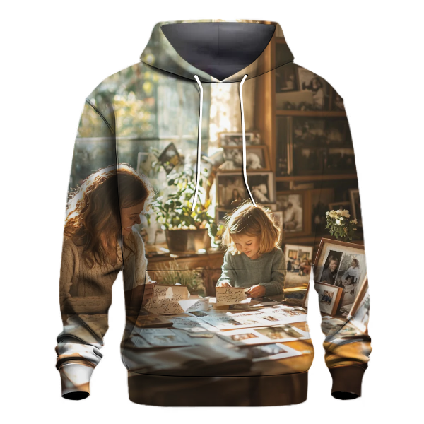 The Story of Us Crafting a Family History Book Hoodie