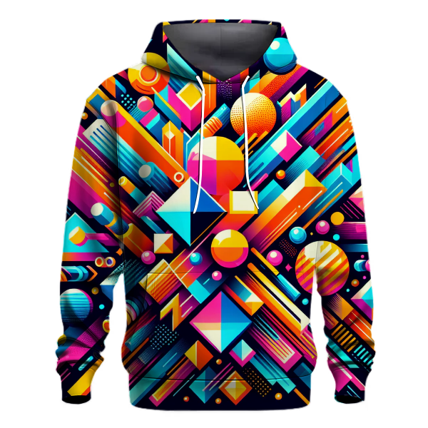 Geometric Fun Festival Hoodie