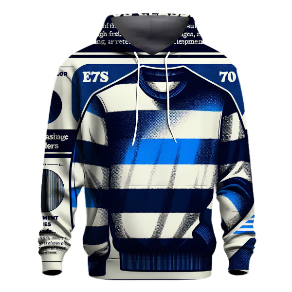 Classic 70s Ringer Stripes Hoodie
