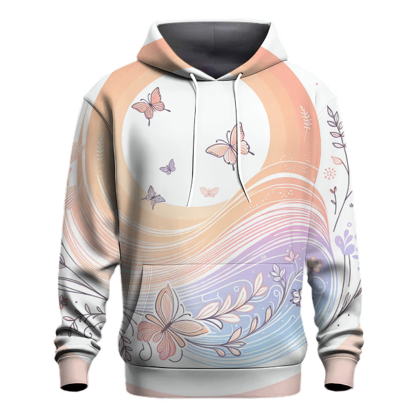 Charming Floral Cascade Hoodie