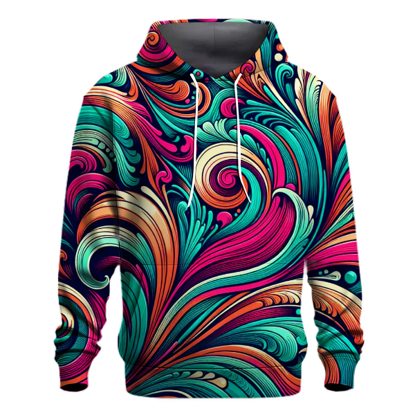Hippie Tie-Dye Swirls Hoodie