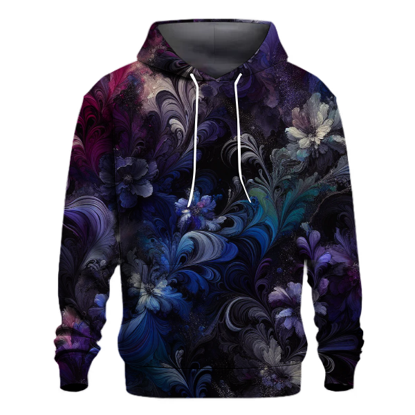 Midnight Floral Illusion Hoodie