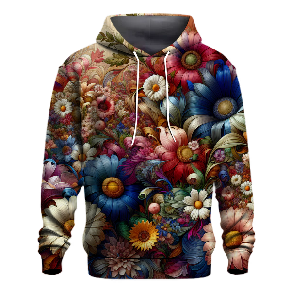 Bold and Beautiful Floral Patterns Hoodie