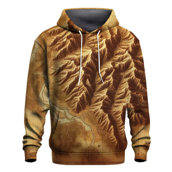 Adventure Awaits Exploration Map Hoodie