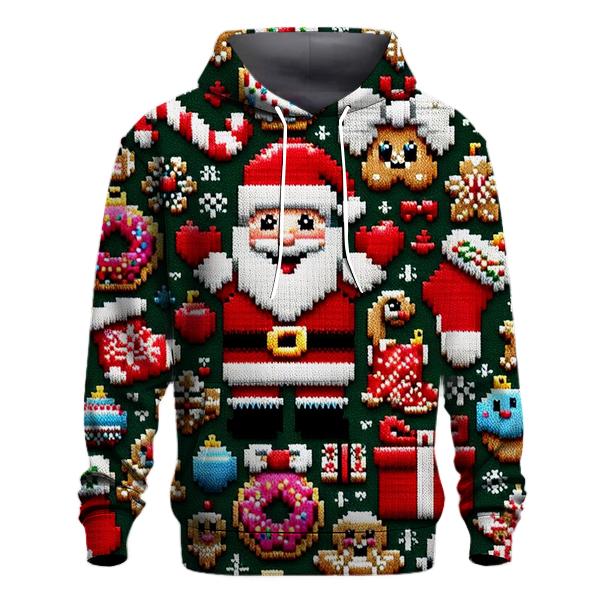 Santa's Cookie Challenge Design Hoodie