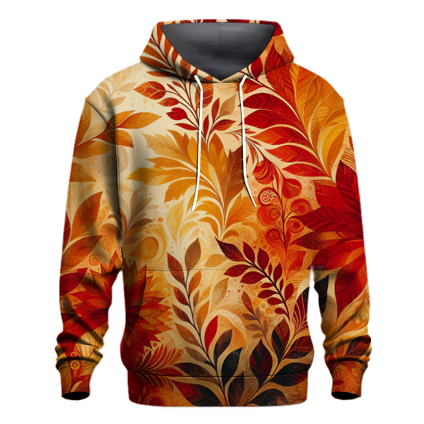 Fiery Fall Leaves Hoodie