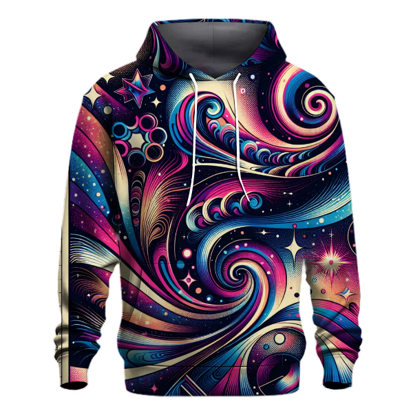Cosmic Groove Patterns Hoodie