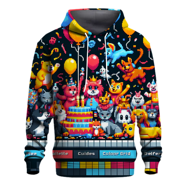 Pixel Party Animals Hoodie