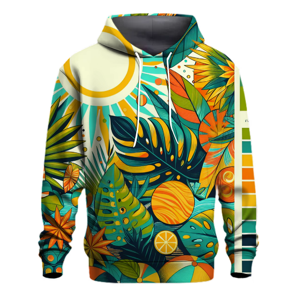 Electric Tropical Dreams Hoodie