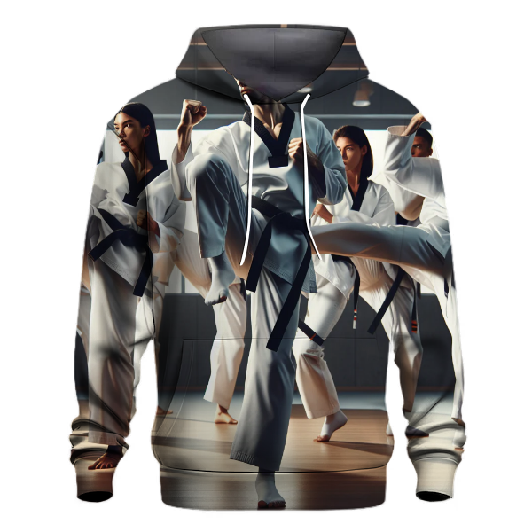 Taekwondo Kicking Style Hoodie