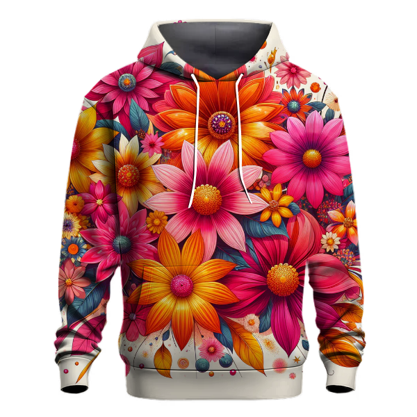 Groovy Floral Medley Hoodie