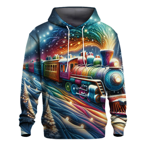 Festive Holiday Train Adventure Hoodie