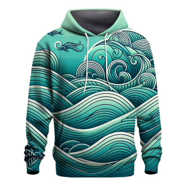 Tropical Lagoon Serenity Hoodie