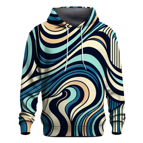 Retro Wave Stripe Hoodie