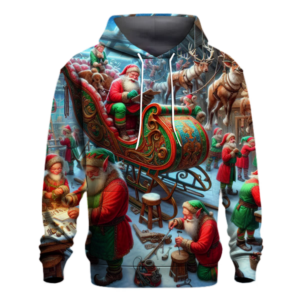 North Pole Sleigh Repair Hoodie