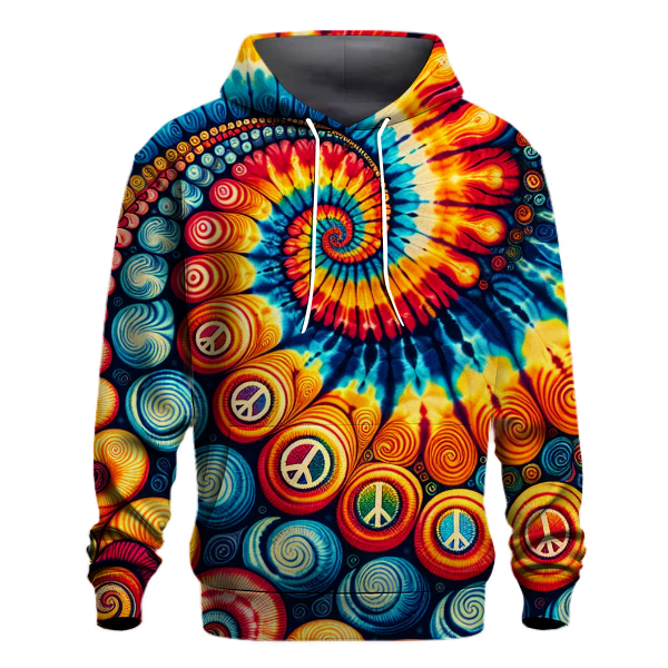 Groovy Vibes Tie-Dye Hoodie