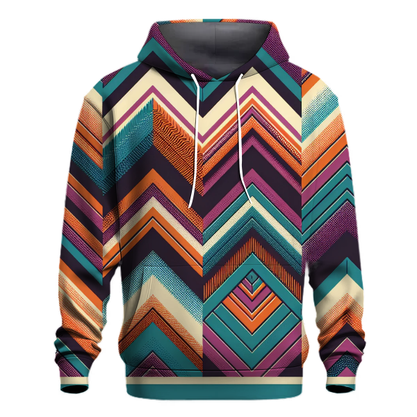 Funky Chevron Vibrance Hoodie