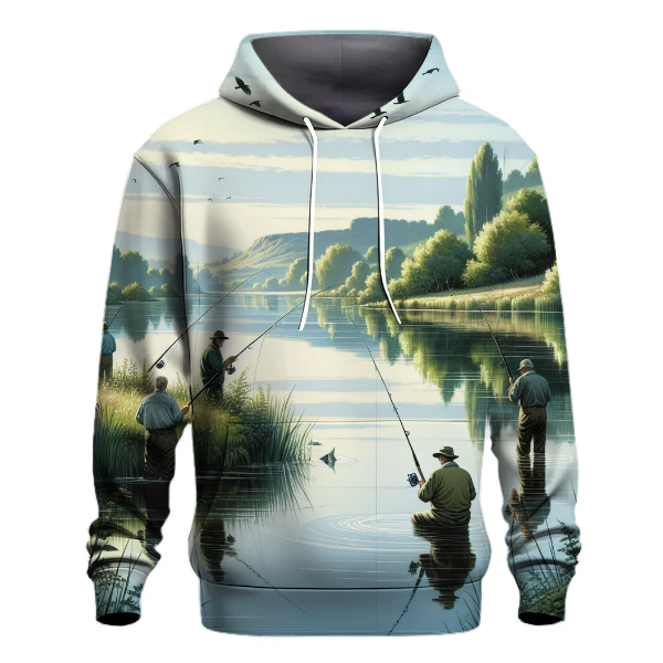 Fishing Lakeside Calm Hoodie