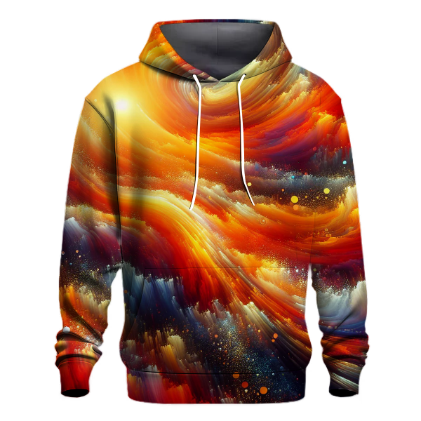 Sunset Fire Tie-dye Hoodie