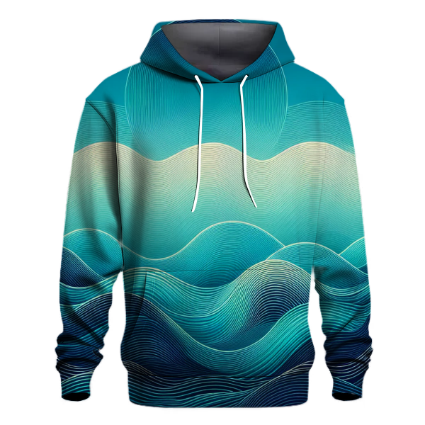 Ocean Breeze Wave Hoodie