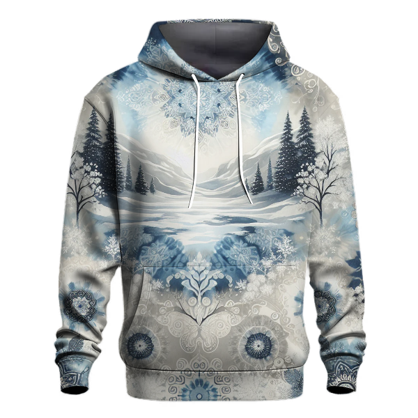 Arctic Breeze Tie-Dye Hoodie