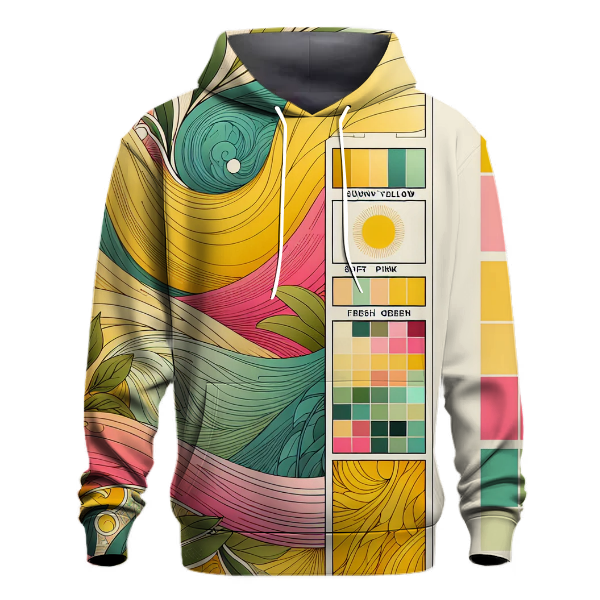 Sunshine Floral Dreams Hoodie