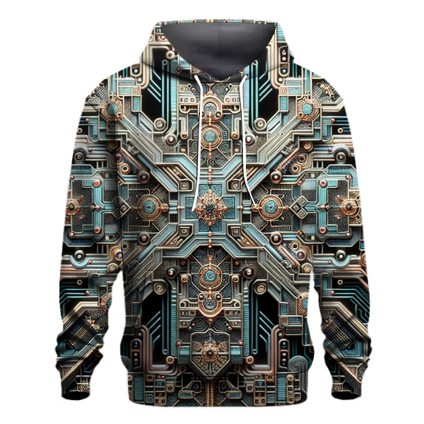 Retro Future Vision Design Hoodie