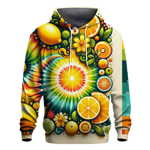 Sunny Citrus Twist Hoodie