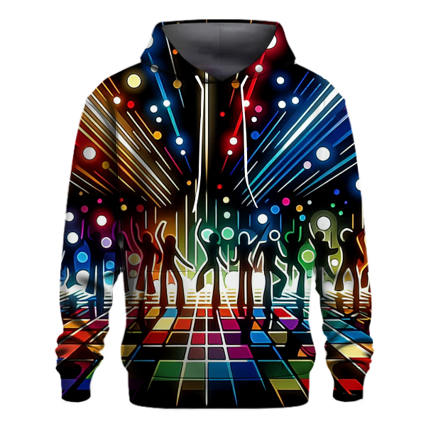 Neon Disco Lights Hoodie