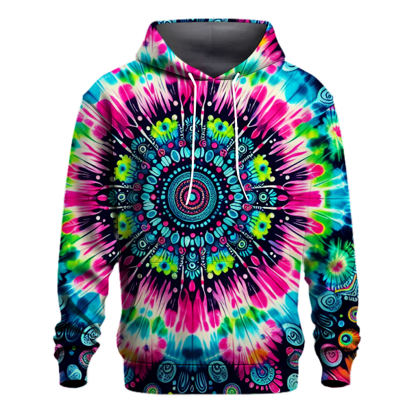 Vivid Neon Pop Hoodie