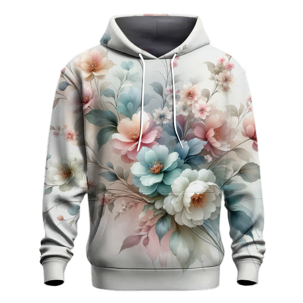 Chic Floral Watercolor Hoodie