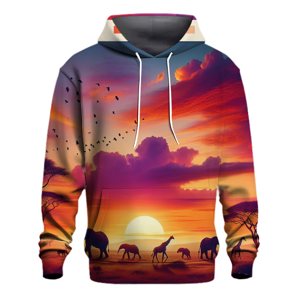 Majestic Safari Sunset Hoodie