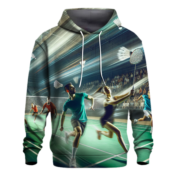 Badminton Court Clash Hoodie