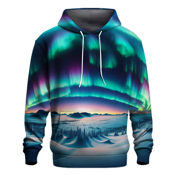 Aurora Borealis Christmas Night Hoodie
