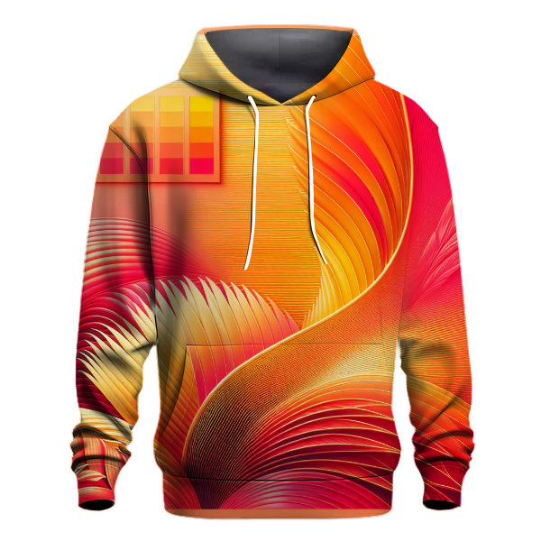Sunset Oasis Flow Hoodie