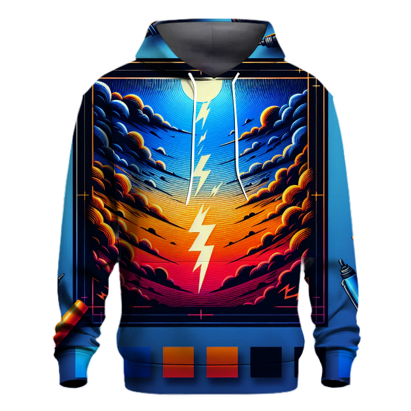 Electric Sunset Shift Hoodie