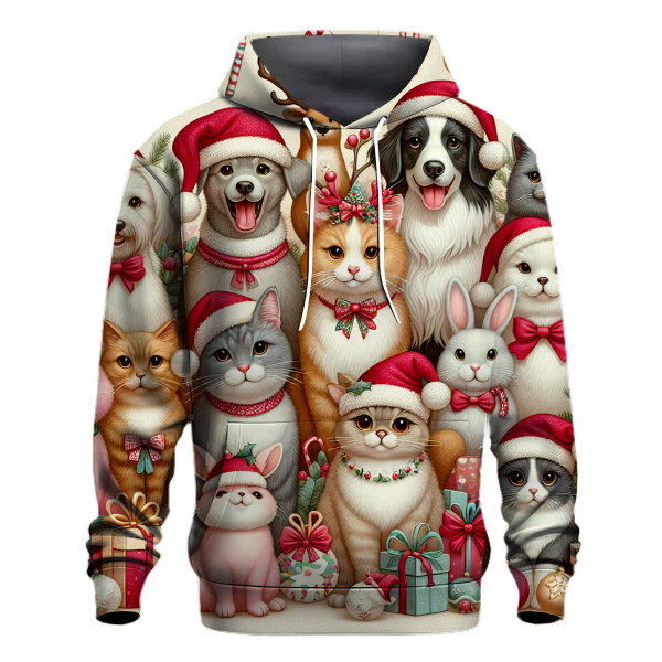 Furry Friends Christmas Hoodie